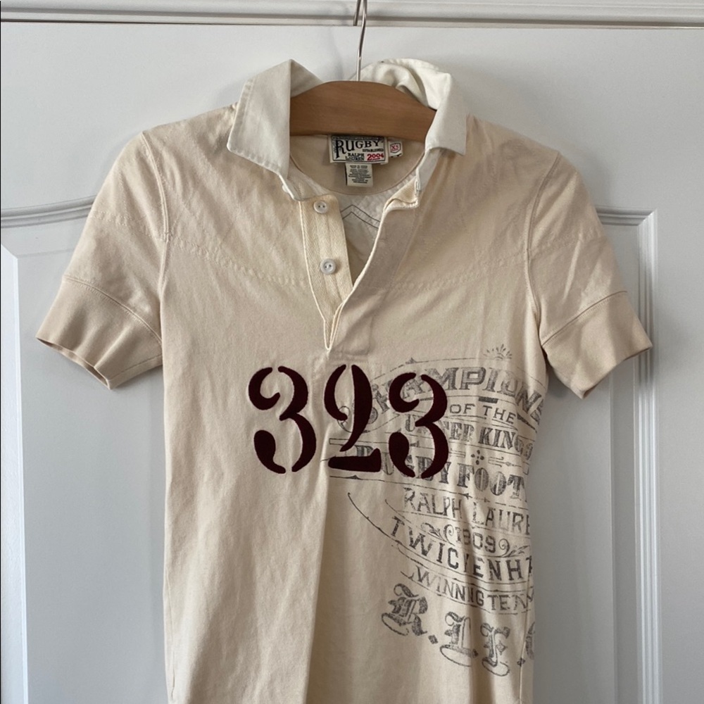 Rugby Ralph Lauren Vintage Cream Polo Shirt
